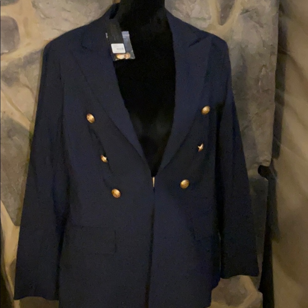 Lane Bryant navy blazer